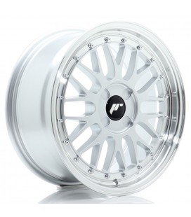 JR Wheels JR23 17x8 ET20-45 4H BLANK Hyper Silver w/Machined Lip