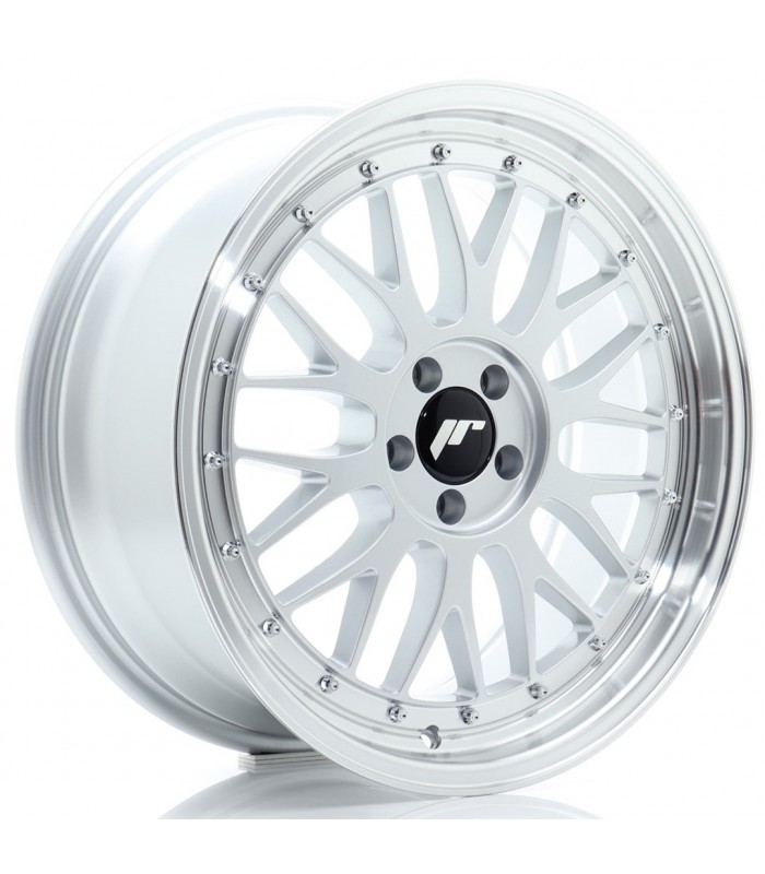 JR Wheels JR23 18x8 ET35 5x100 Hyper Silver w/Machined Lip
