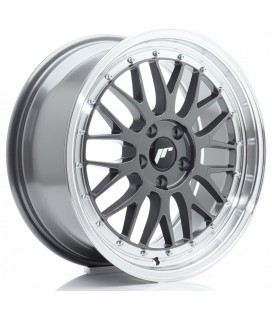 JR Wheels JR23 18x8 ET40 5x112 Hyper Gray w/Machined Lip