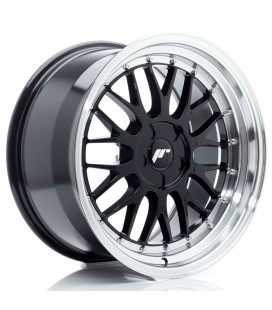 JR Wheels JR23 18x9,5 ET20-48 5H BLANK Gloss Black w/Machined Lip