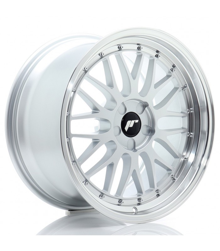JR Wheels JR23 19x10 ET20-51 5H BLANK Hyper Silver w/Machined Lip