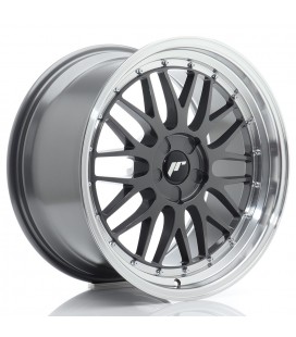 JR Wheels JR23 19x9 ET20-40 5H BLANK Hyper Gray w/Machined Lip