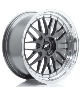 JR Wheels JR23 20x10 ET20-40 5H BLANK Hyper Gray w/Machined Lip
