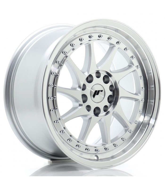 JR Wheels JR26 17x8 ET35 5x100/114 Silver Machined Face