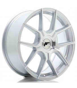 JR Wheels JR30 17x7 ET20-40 BLANK Silver Machined Face