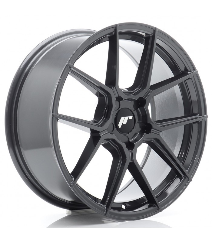 JR Wheels JR30 18x8 ET20-40 5H Blank Hyper Gray