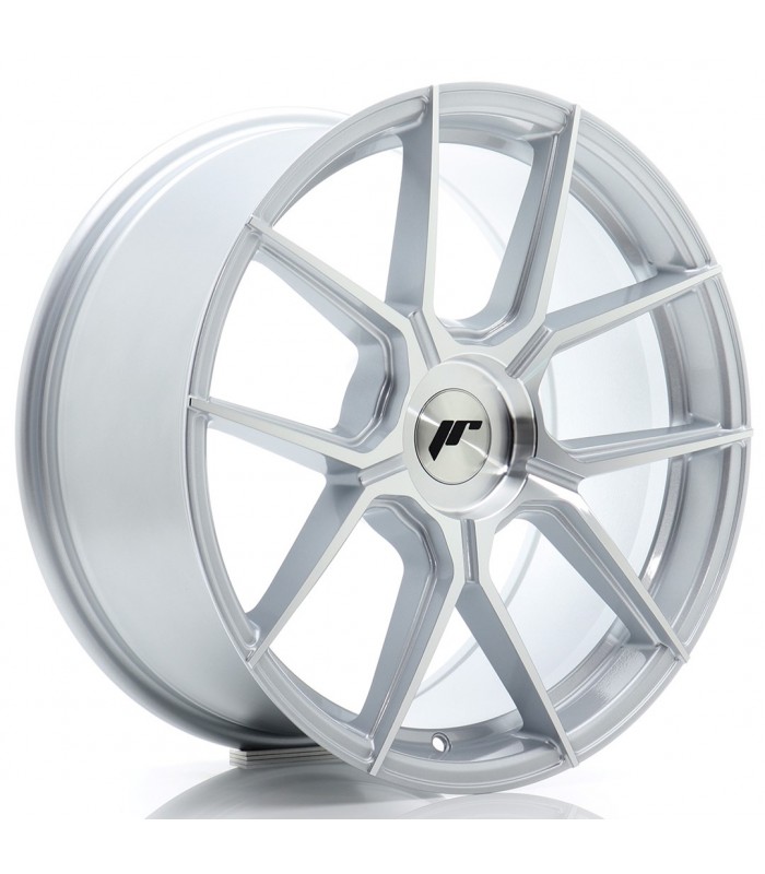 JR Wheels JR30 18x8 ET20-40 BLANK Silver Machined Face