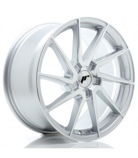 JR Wheels JR36 18x8 ET20-45 5H BLANK Silver Machined Face