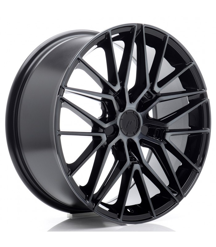 JR Wheels JR38 18x8 ET20-45 5H BLANK Black Machined w/Tinted Face