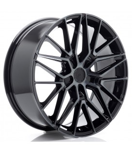 JR Wheels JR38 20x8 ET20-40 5H BLANK Black Machined w/Tinted Face