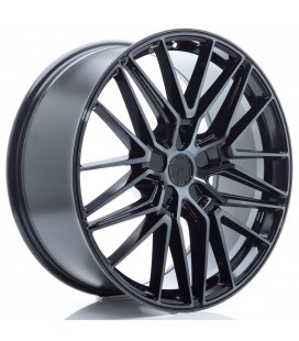 JR Wheels JR38 21x9,5 ET14-58 5H BLANK Black Brushed w/Tinted Face