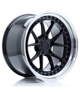 JR Wheels JR39 19x11 ET0-25 5H BLANK Glossy Black w/Machined Lip