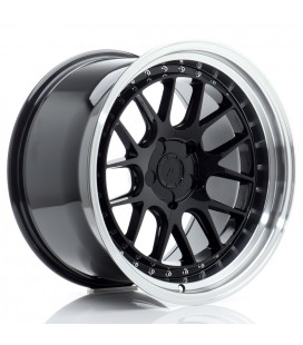 JR Wheels JR40 18x10,5 ET15-22 5H BLANK Gloss Black w/Machined Lip