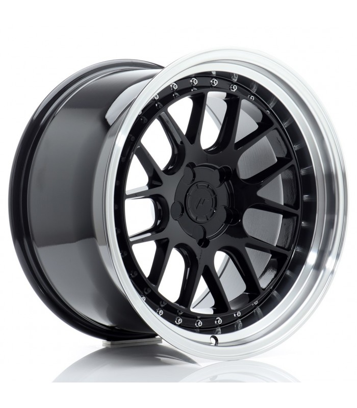 JR Wheels JR40 18x10,5 ET15-22 5H BLANK Gloss Black w/Machined Lip