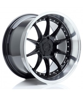 JR Wheels JR41 18x10,5 ET15-25 5H BLANK Glossy Black w/Machined Lip