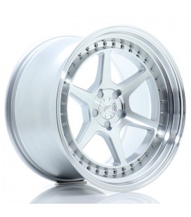 JR Wheels JR43 18x10,5 ET15-22 5H BLANK Silver w/Machined Face