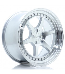 JR Wheels JR43 18x9,5 ET15-35 5H BLANK Silver w/Machined Face