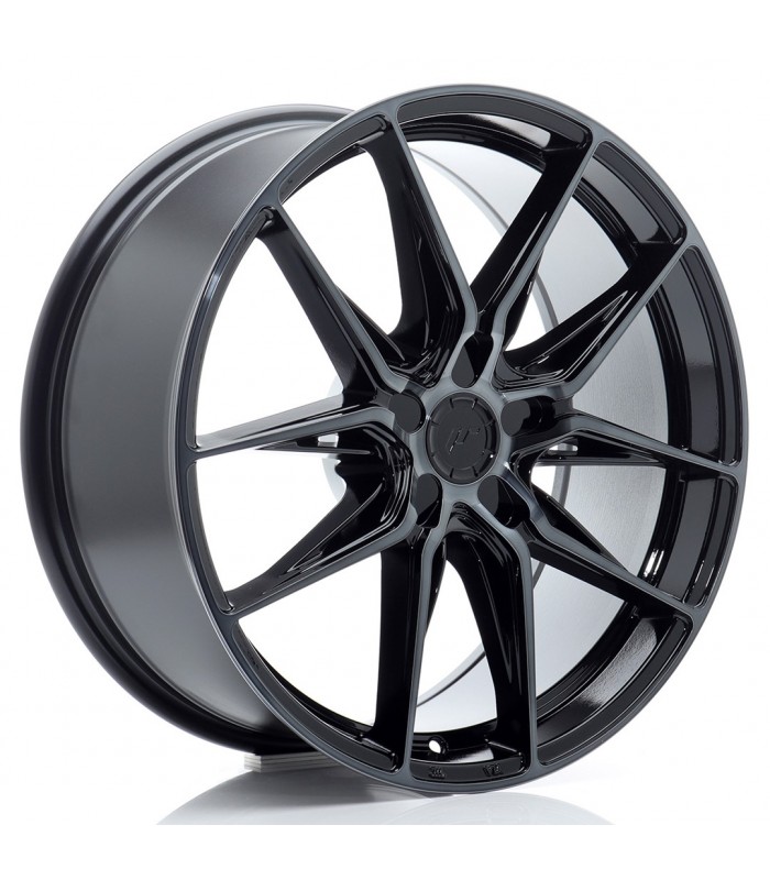 JR Wheels JR44 19x8 ET20-40 5H BLANK Black Machined w/Tinted Face