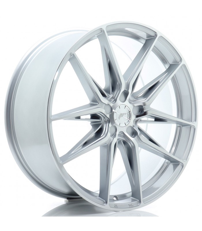 JR Wheels JR44 21x9 ET20-40 5H BLANK Silver w/ Machined Face