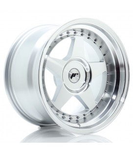 JR Wheels JR6 17x10 ET0-20 BLANK Silver Machined Face