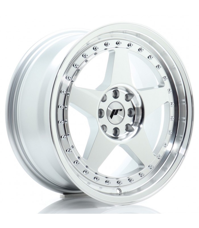 JR Wheels JR6 17x8 ET35 5x114/120 Silver Machined Face