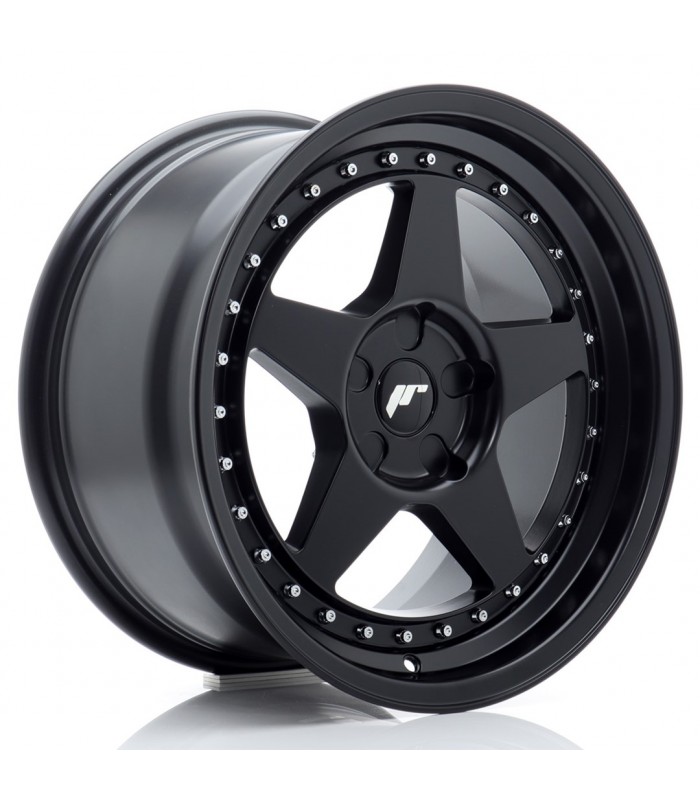 JR Wheels JR6 17x9 ET20-35 5H BLANK Matt Black