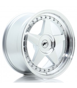 JR Wheels JR6 18x9 ET20-35 BLANK Silver Machined Face