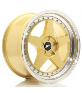 JR Wheels JR6 18x9,5 ET20-40 5H BLANK Gold w/Machined Lip