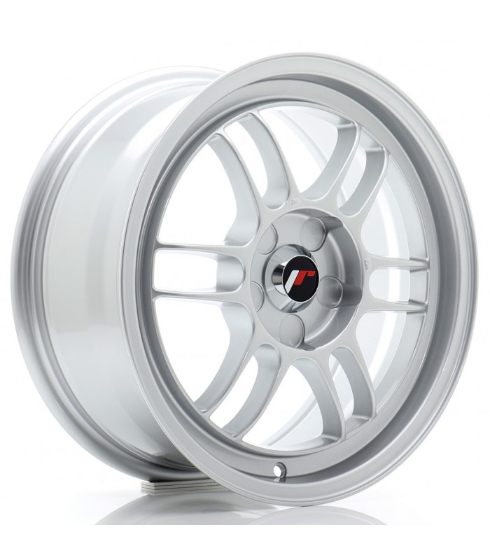 JR Wheels JR7 16x7 ET38 5H Blank Silver