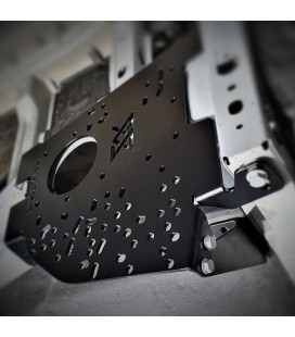Handbrake Mounting Plate drilled BMW E46 Black