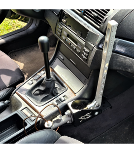 Rankinio stabdžio tvirtinimo plokštelė pragręžta BMW E46 juoda