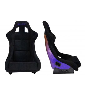 Sportinė sėdynė SLIDE KS2 Premium Black Welur & Gradient Glitter