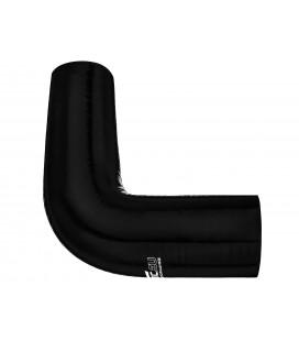 Silicone elbow 90' 76mm Black