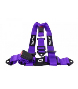 Racing seat belts Slide 3p 2" Purple E4 Homologation