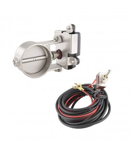 Electric Exhaust Cutout Valve 76mm 3” with switch