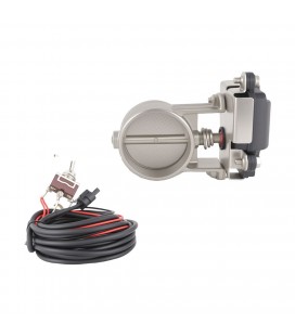 Electric Exhaust Cutout Valve 76mm 3” with switch