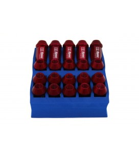 Racing lug nuts D1Spec Alu 12x1.25 red