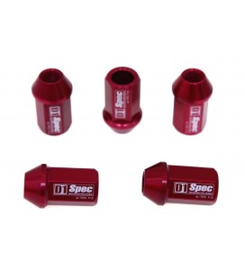 Racing lug nuts D1Spec Alu 12x1.5 red