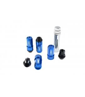 Racing lug nuts D1Spec Heptagon 2in1 12x1.25 Blue