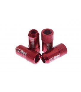 Racing lug nuts D1Spec HEX Alu 1.25 red