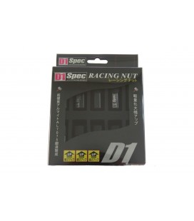 Racing lug nuts D1Spec HEX Alu 1.5 black