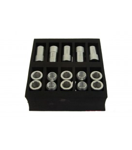 Racing lug nuts D1Spec HEX Alu 1.5 silver