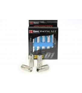 Racing Lug Nuts D1SPEC Replica EW M12x1.5 Silver