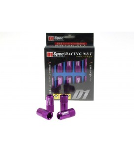 Racing Lug Nuts D1SPEC Replica HEX M12x1.25 Purple