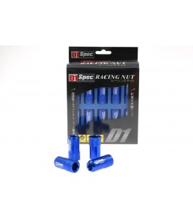 Racing Lug Nuts D1SPEC Replica HEX M12x1.5 Blue