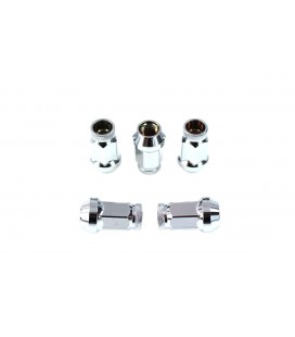 Racing lug nuts D1Spec Stal 12x1.5 Chrome