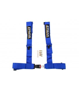 Racing seat belts 4p 3" EPMAN Blue