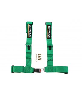 Racing seat belts 4p 3" EPMAN Green