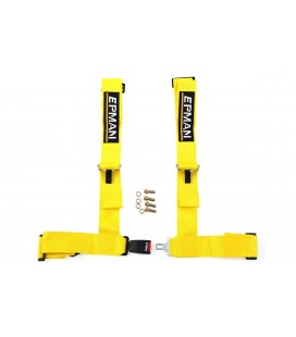 Racing seat belts 4p 3" EPMAN Yellow