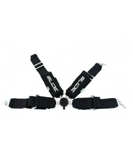 Racing seat belts SLIDE Quick 4p 3" Black